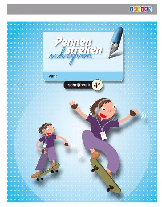 Pennenstreken editie 2 schrijfboek 4A verbonden schrift