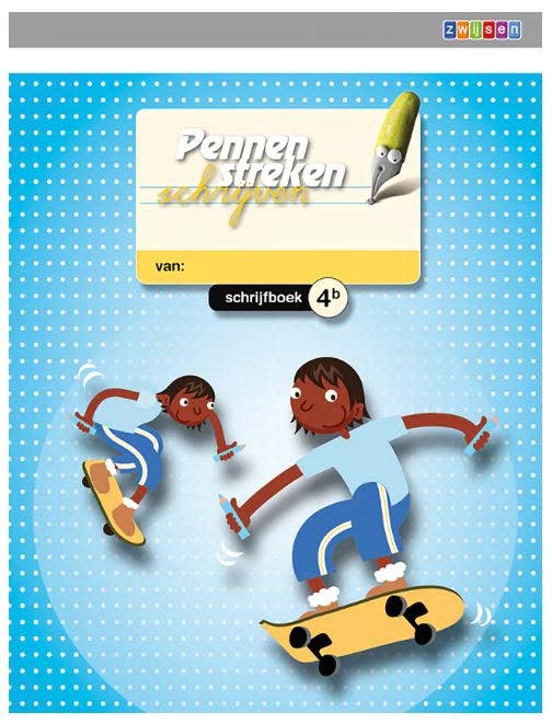 Pennenstreken editie 2 schrijfboek 4B verbonden schrift
