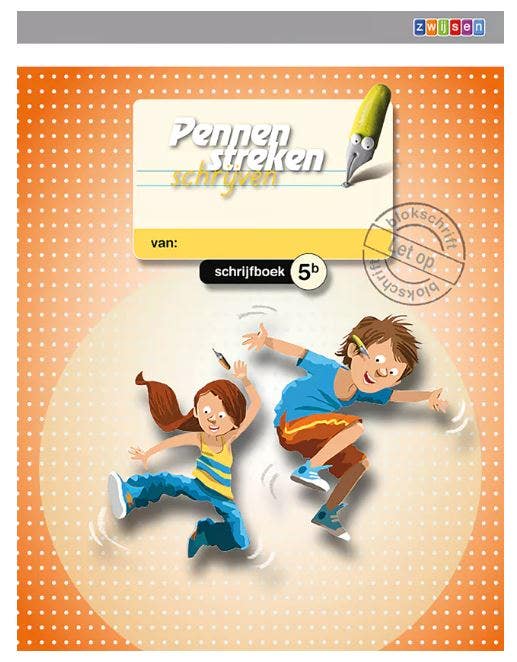 Pennenstreken editie 2 schrijfboek 5B blokschrift