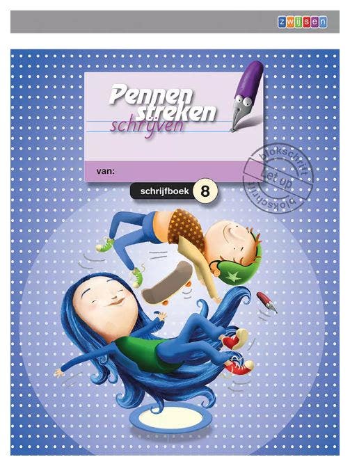 Pennenstreken editie 2 schrijfboek 8 blokschrift