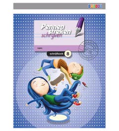 Pennenstreken editie 2 schrijfboek 8 blokschrift
