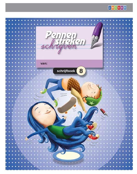Pennenstreken editie 2 schrijfboek 8 verbonden schrift 