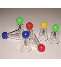 Pionnen transparant, 20 st.