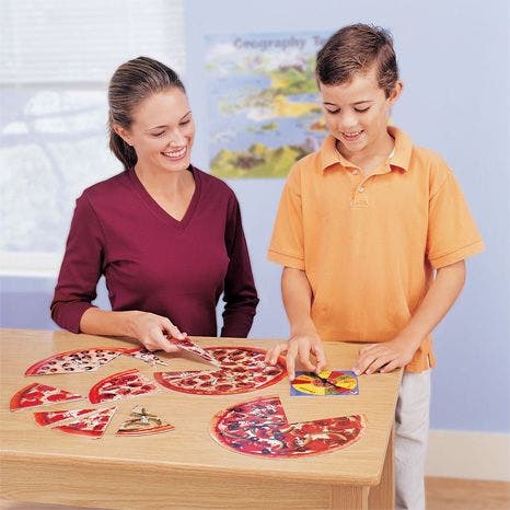 Het pizza breukenspel