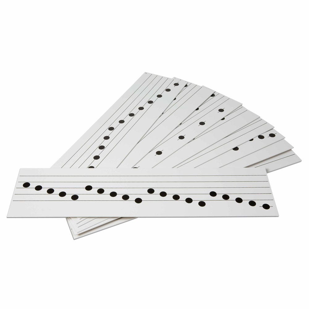 16 Planken met verschillende muziekoefeningen