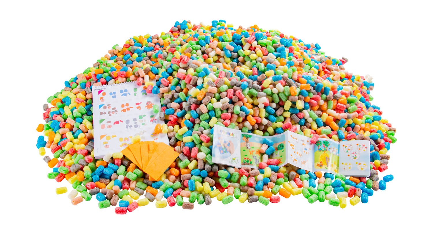 PlayMais Eduline | Landschap | ca. 6300 stuks