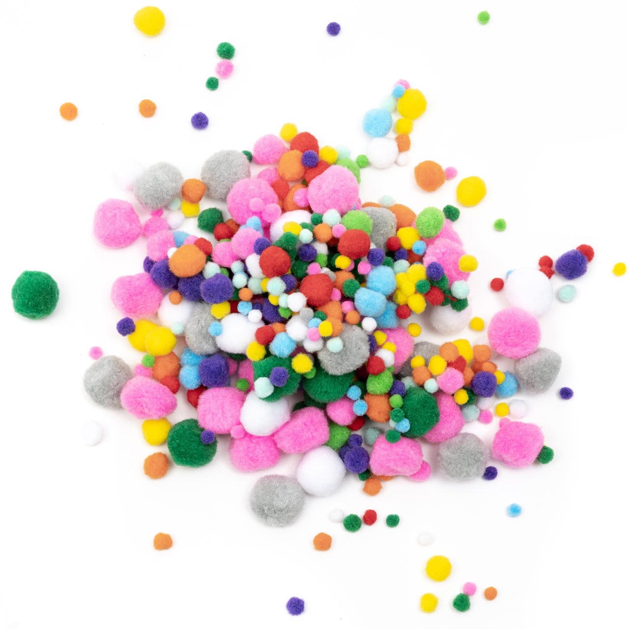 Pompoms | 11 kleuren | 8 - 35 mm (500 st.)