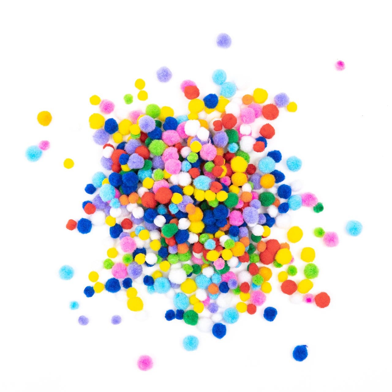 Pompoms | 11 kleuren | 10 - 15 mm (500 st.)