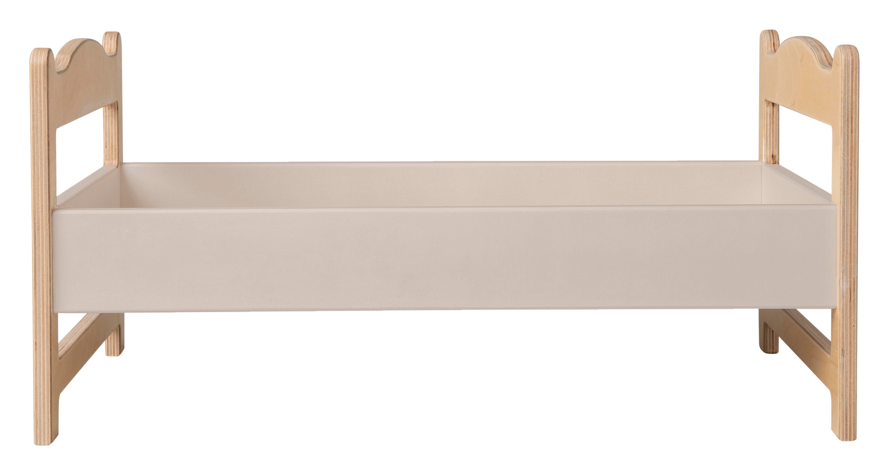 Poppenbed | Hout | Naturel