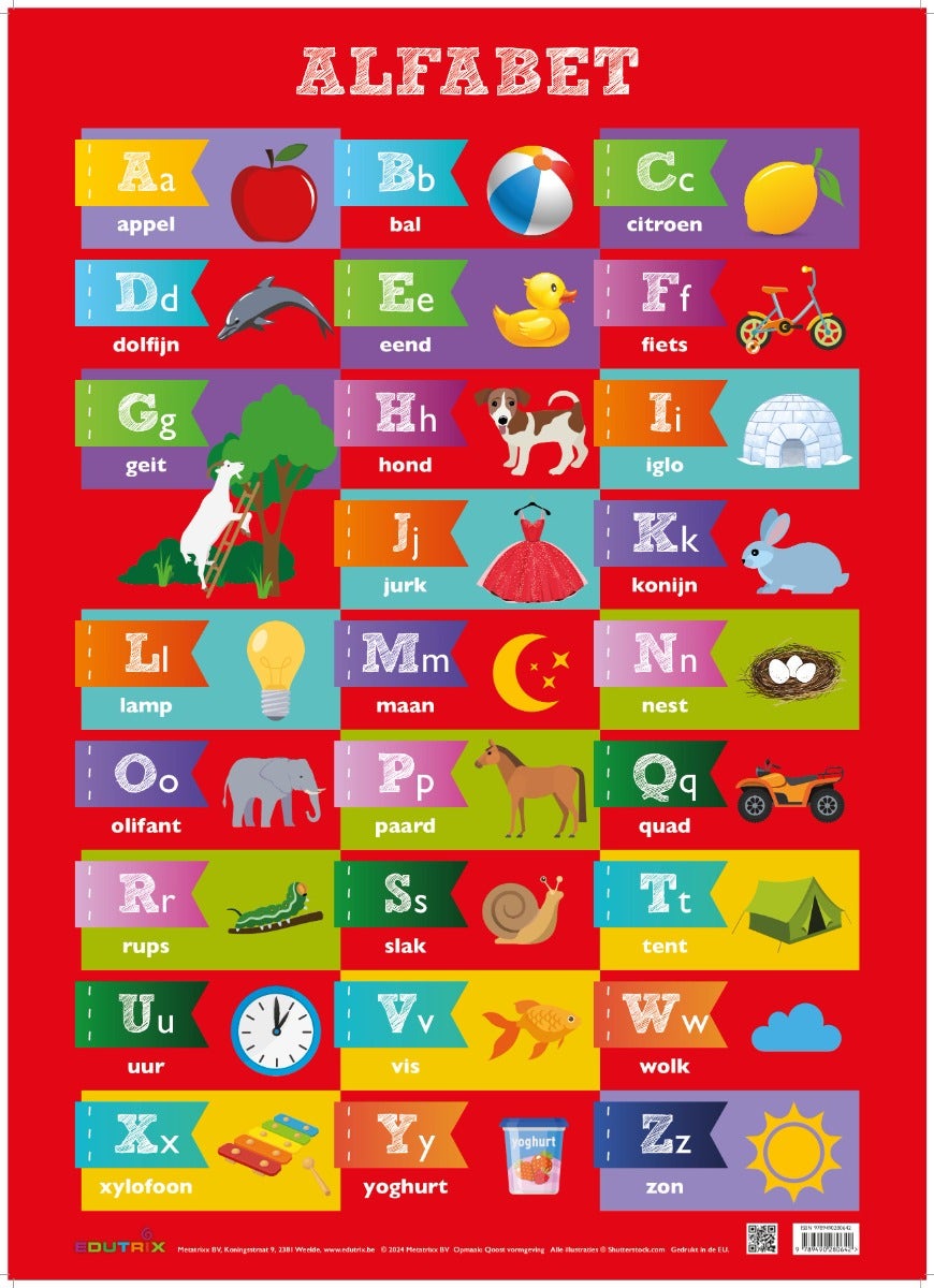 Poster Alfabet - Edutrix