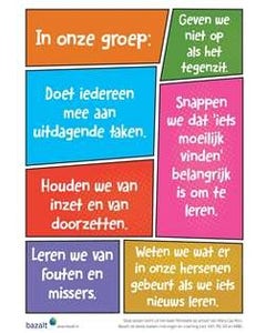 Poster In onze groep