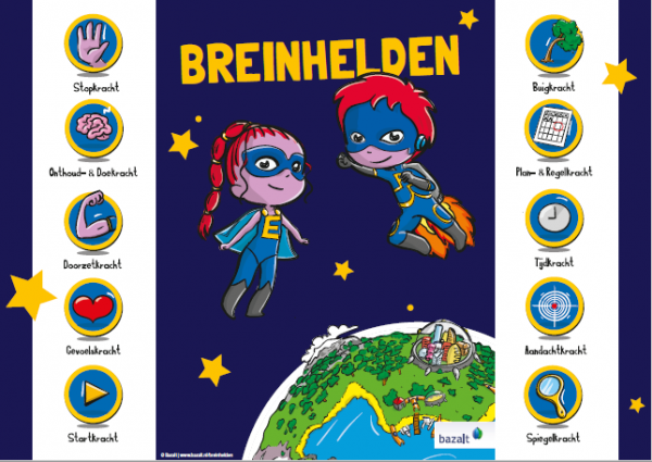 Poster Breinhelden groep 1-2 (gevouwen)