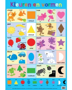 Poster Kleuren en vormen - Edutrix