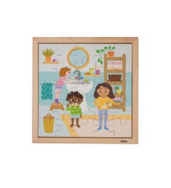 Puzzel | Educo | 25 stukjes | Dagelijkse routine | Naar bed gaan