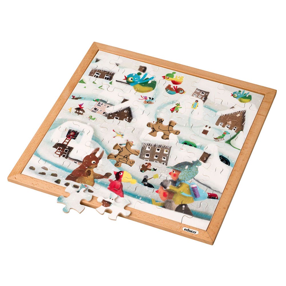 Puzzel extreem weer - Kou