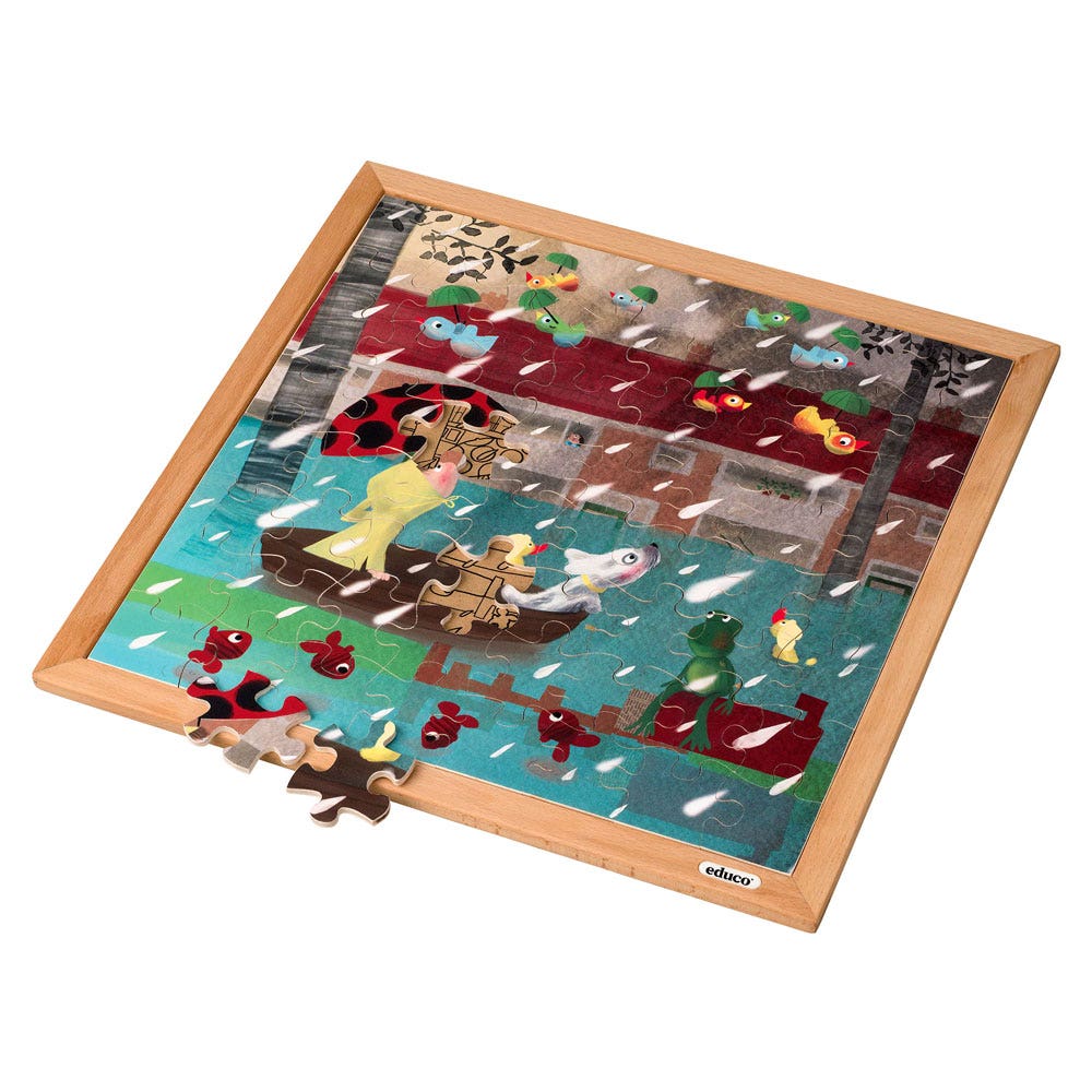 Puzzel extreem weer - Regen