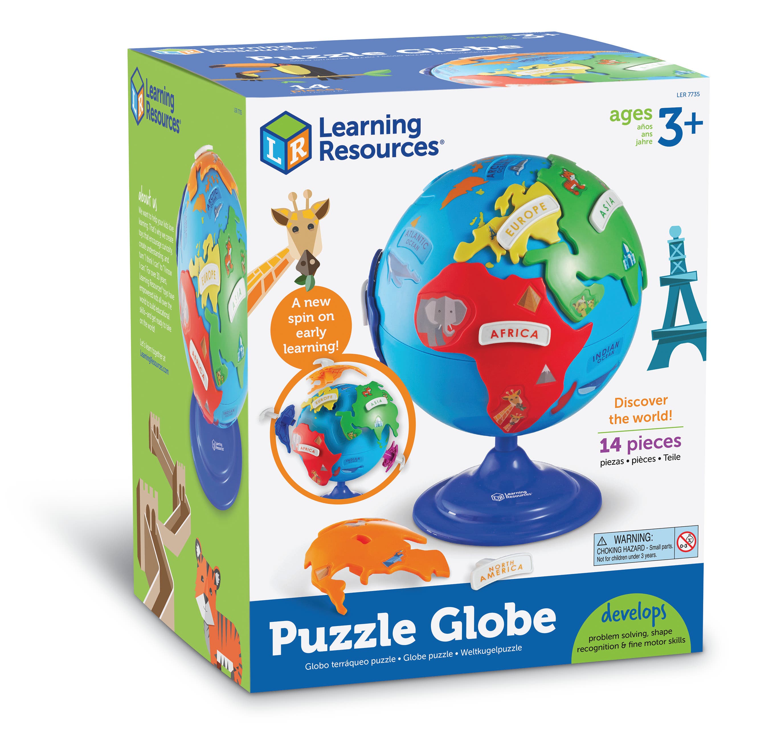 Puzzel | Globe | 27 cm hoog