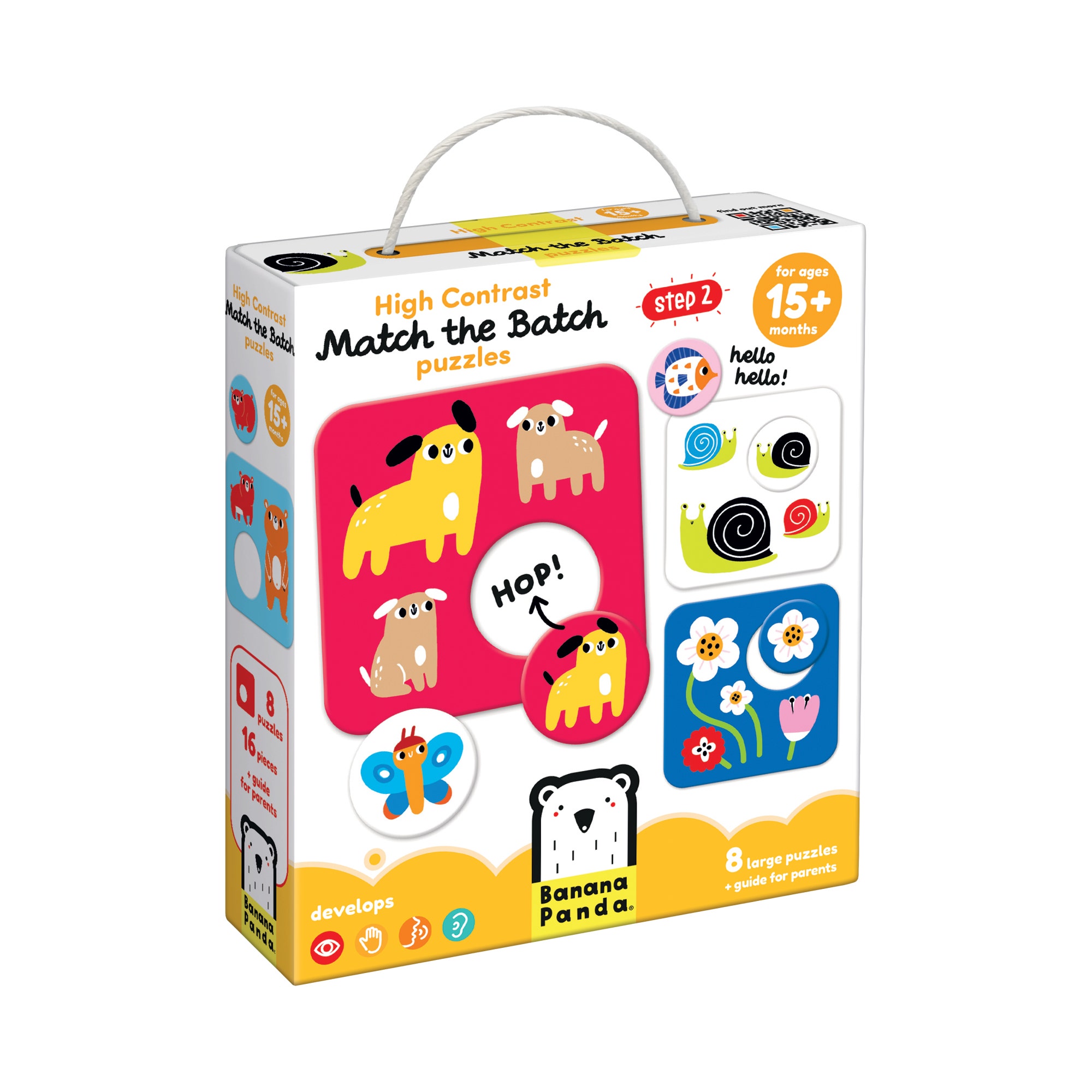 Puzzel Zoek Dezelfde | Hoog Contrast