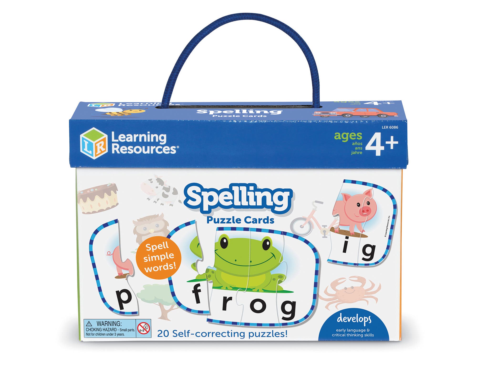 Puzzelkaarten | Plaatje-letter | Engels