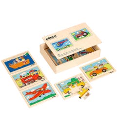 Puzzelkist voertuigen