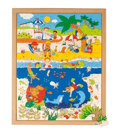 Puzzelserie 120 boven en onder - Boven en onder de zee (120 stukjes)