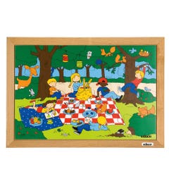 Puzzelserie Kinderen - Picknick (24 stukjes)