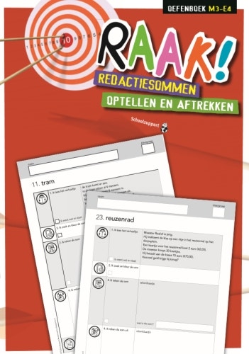 Raak Redactie Optellen/Aftrekken - groep 3/4 (5 ex.)