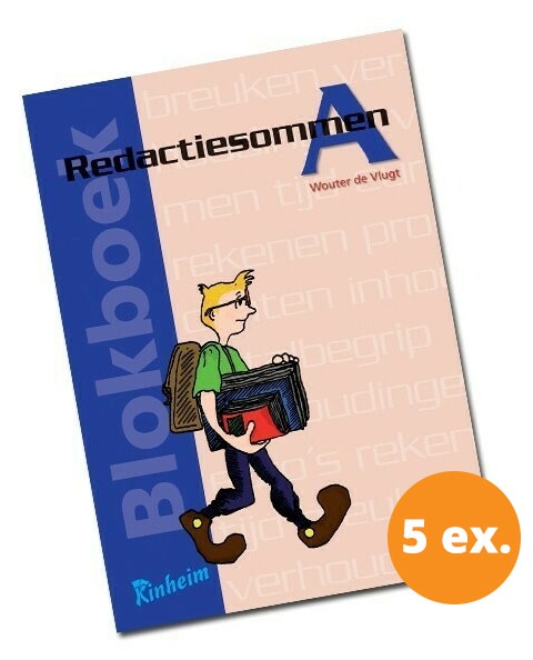 Blokboek Redactiesommen A - 5 stuks