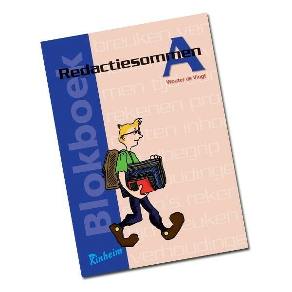 Blokboek Redactiesommen A - 1 stuks