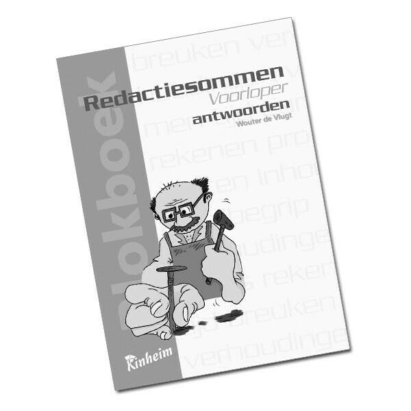 Blokboek Redactiesommen voorloper Antwoorden
