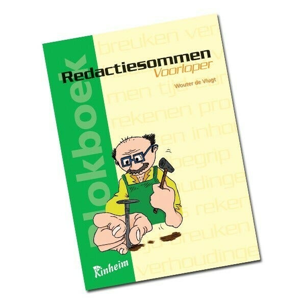 Blokboek Redactiesommen Voorloper - 1 stuks