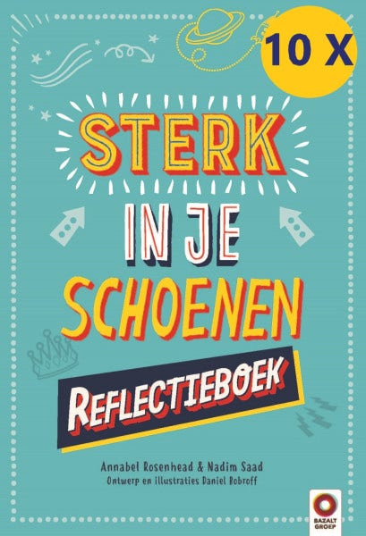 Sterk in je schoenen Reflectieboek - schoolset van 10 boeken