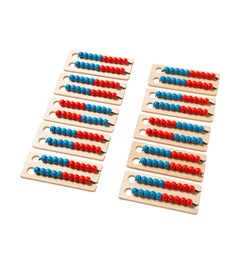 Rekenplankje tot 20 | Rood-Blauw (10 stuks)