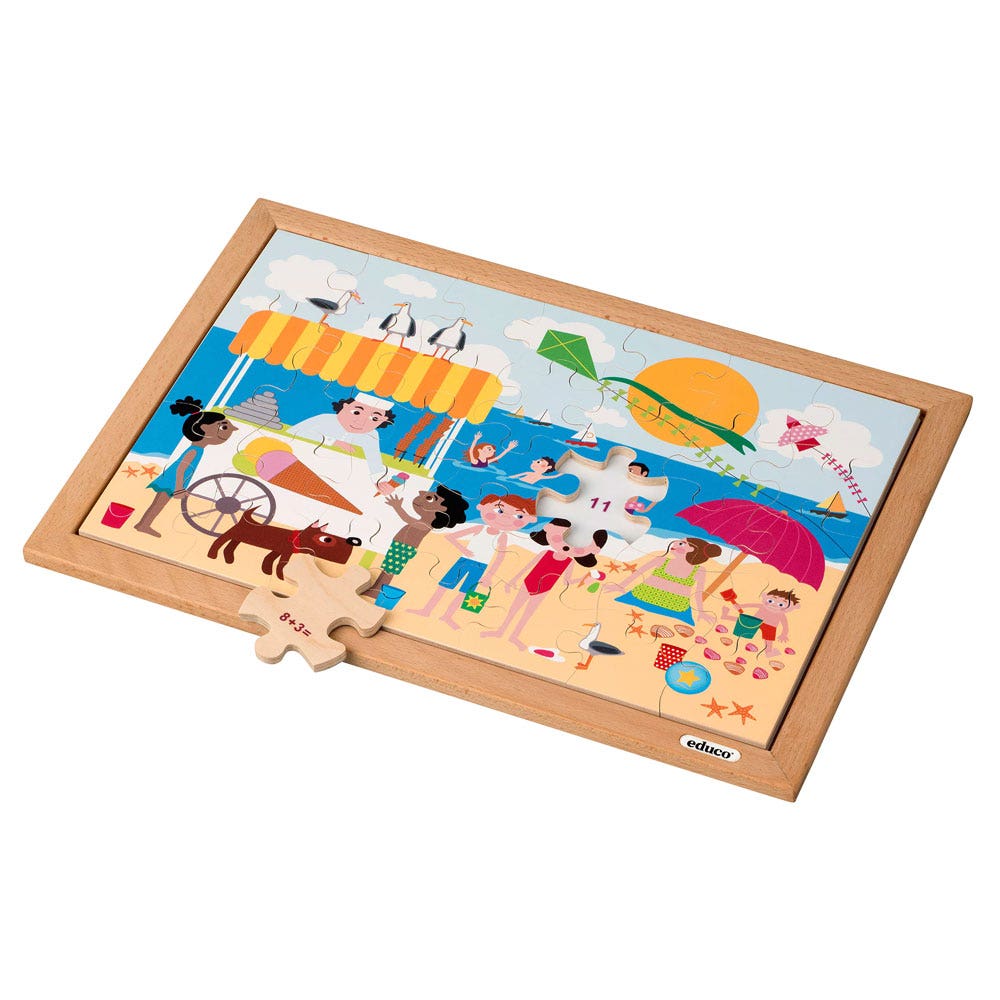 Rekenpuzzel - Optellen en aftrekken t/m 12