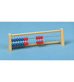 Rekenrek individueel tot 20 (blauw/rood)