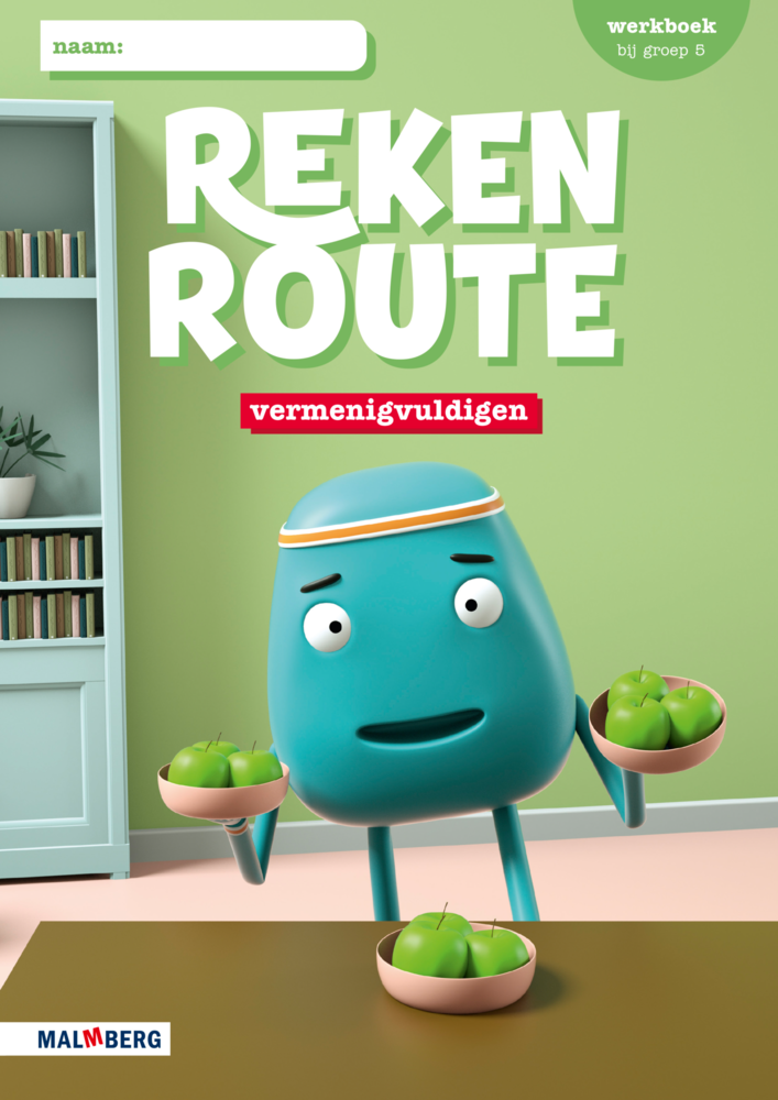 Rekenroute Vermenigvuldigen, Werkboek - Groep 5 (5 ex.)