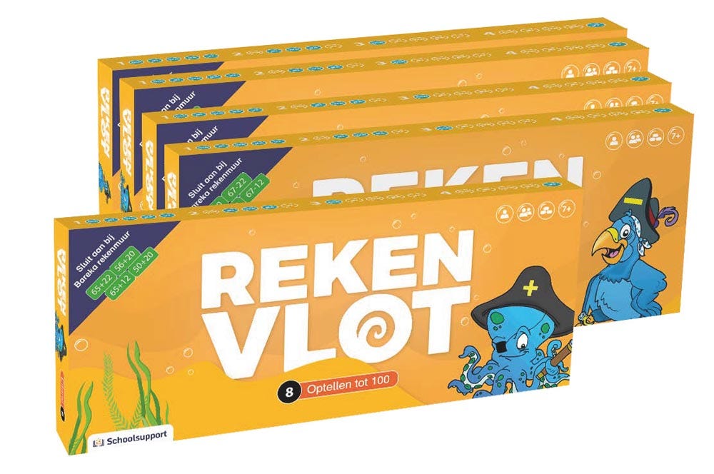 Rekenvlot laag 2 - Spellen eiland 8 - 12