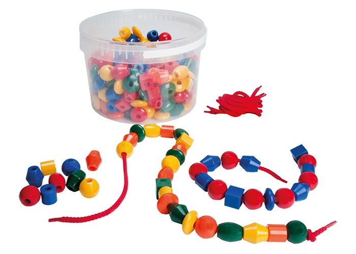 Reuze kralen rijgen | Educo