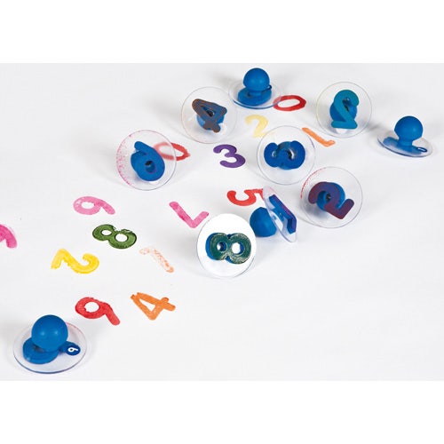 Reuze cijferstempels 0 t/m 9