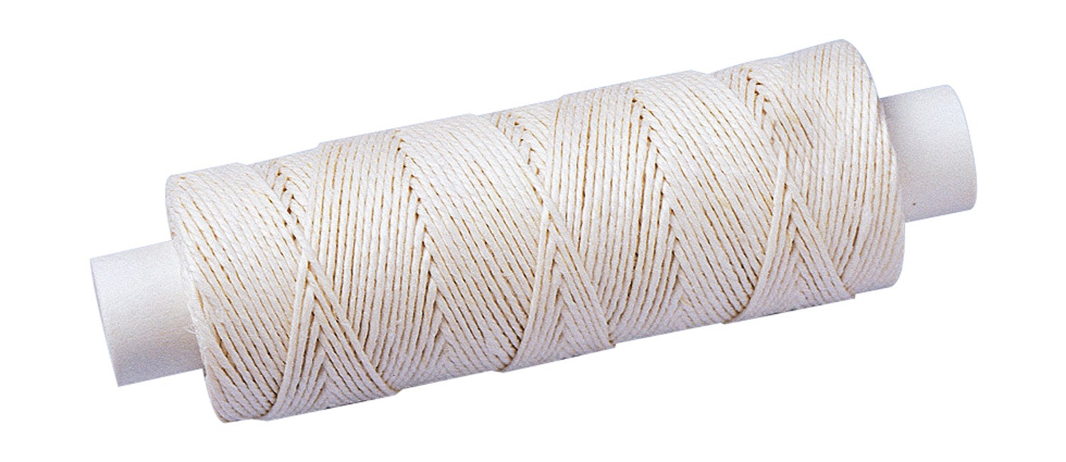 Rijggaren katoen | 1 mm | 185 m | Wit