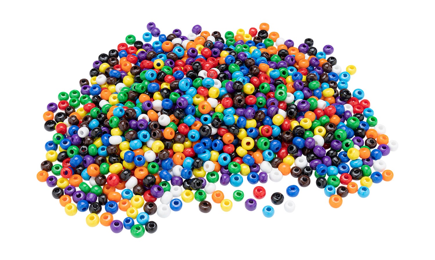 Rijgkralen | Kunststof | Ø 1 cm | 1000 stuks