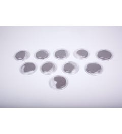 Ronde ijzervijlsel schaaltjes - 10 stuks