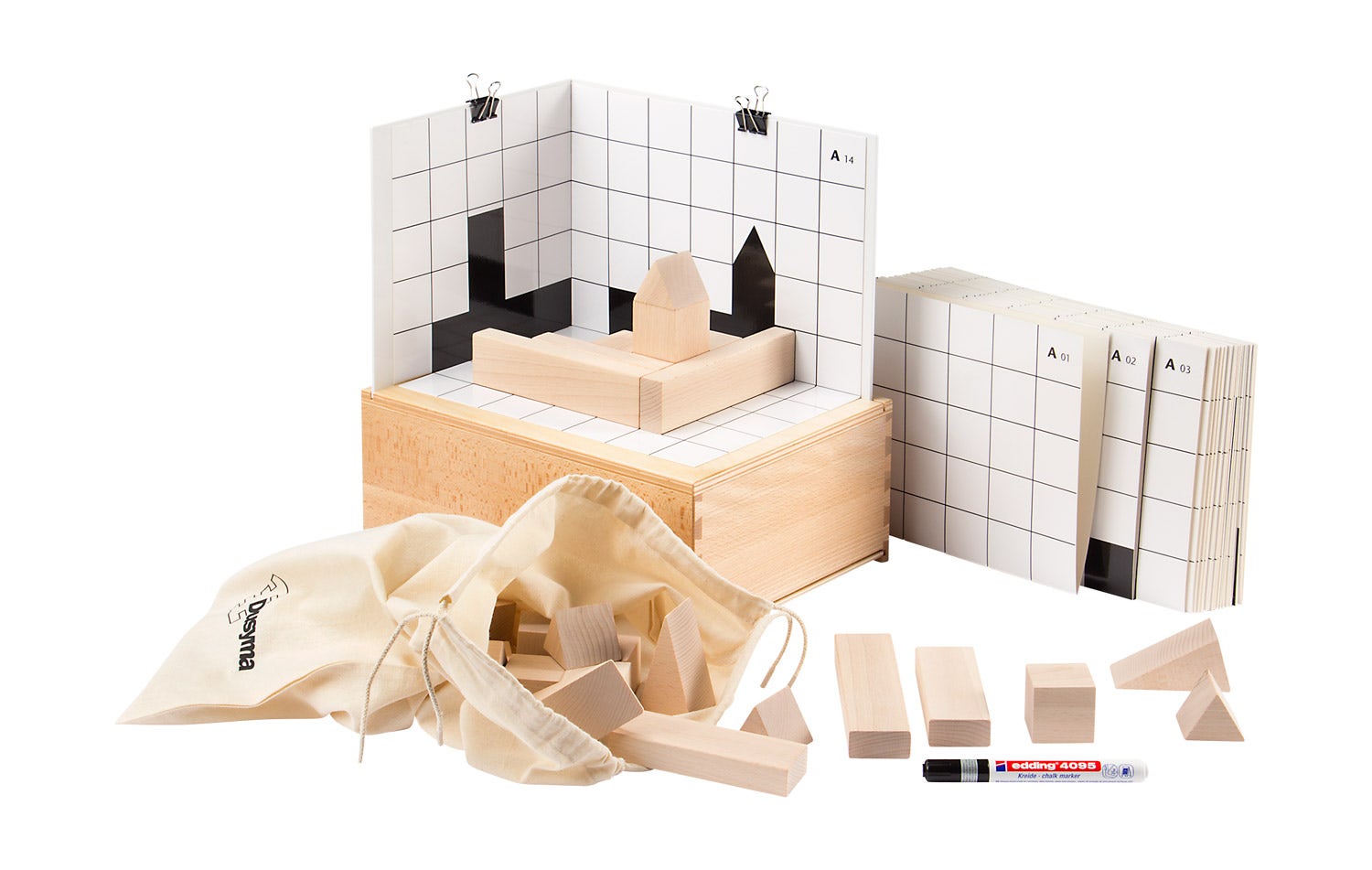 Schaduwbouwen | Set van 6