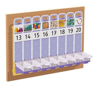 Schatkist editie 3 - Routine rekenen (getalbegrip): Getallenwand 13-20 (aanvulset)