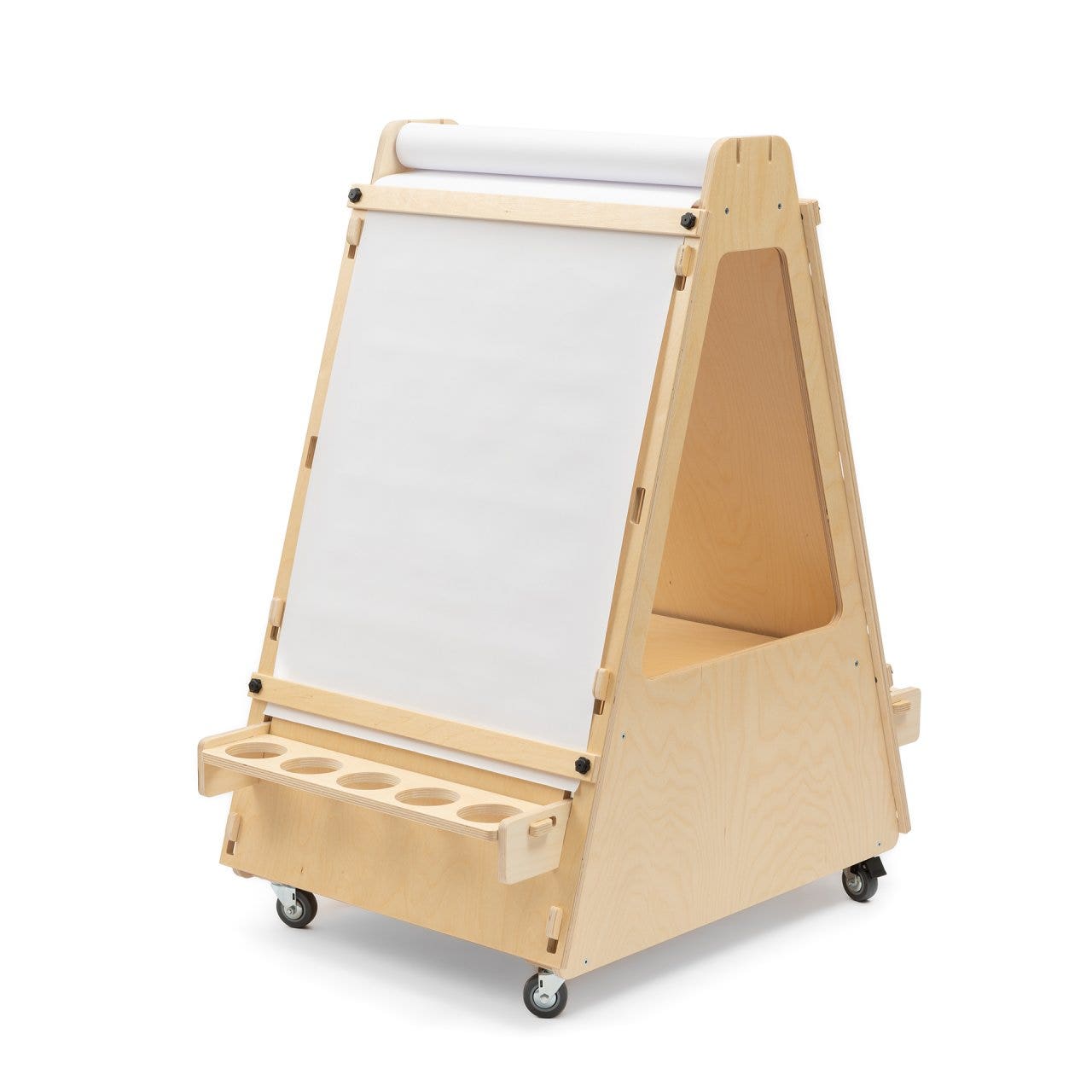 Mobiele schildersezel met 2 borden