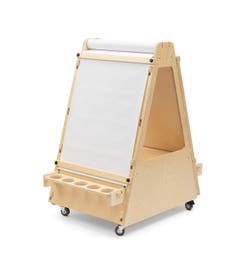 Mobiele schildersezel met 2 borden