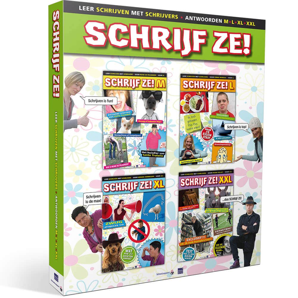 Schrijf ze! Antwoordenboeken M t/m XXL (set)