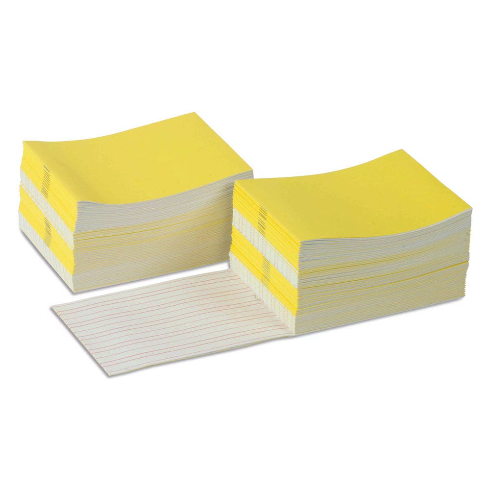 Schrijfschriftje geel