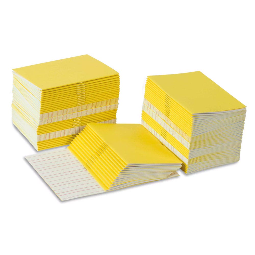 Schrijfschriftje geel