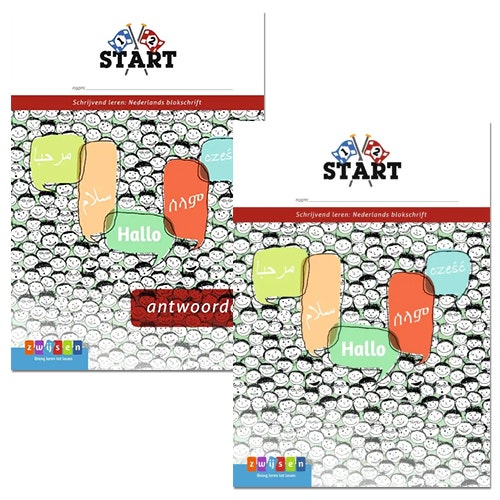12Start - Schrijvend leren - Nederlands blokschrift